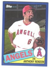 2020 Topps Anthony Rendon #85TB-1 1985 Topps Baseball 35th Anniversary Blue