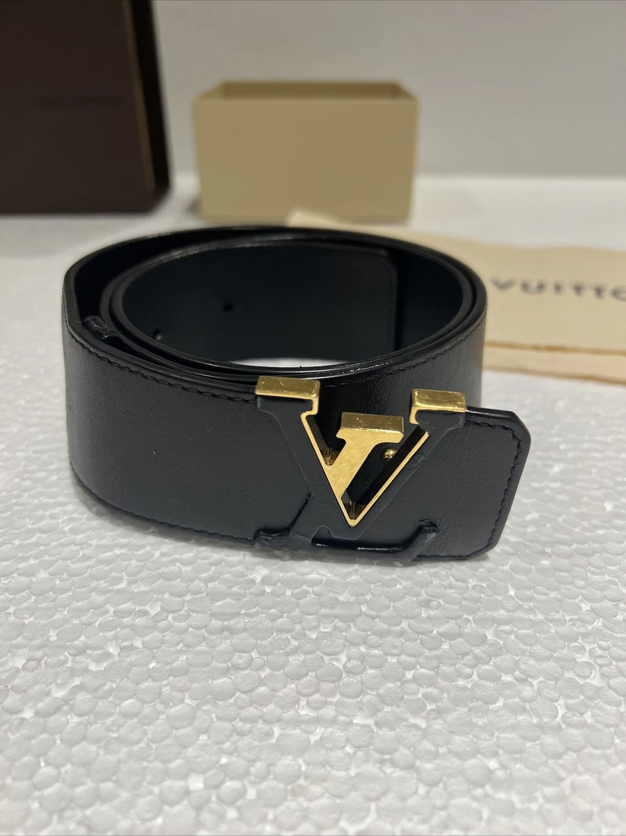 Louis Vuitton Twist Belt Women Size 80/32 Black