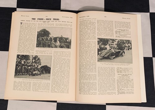 REVISTA MOTOR SPORT SEPTIEMBRE 1938 VOL 14 Nº 9 MERCEDES CARACCIOLA COPPA PIANO - Imagen 4 de 4