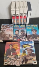 Betamax Lot 5 Classic Western Movies John Wayne, Ronald Reagan  5 Tapes