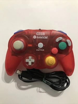 Nintendo GameCube Controller Clear Red Hori Rouge Japan - Photo 1/2