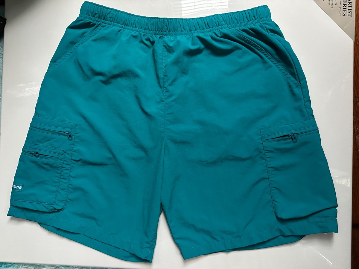 Supreme Cargo Water Short SS21 Bright Teal Size Small (30-32) | eBay