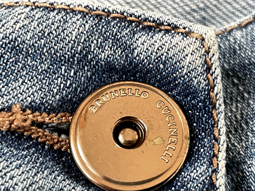 Brunello Cucinelli, Jeans, Damen, straight, slimfit, Größe 34 - Bild 8 von 16