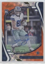 2021 Absolute Rookies Orange Mosaic Signatures /75 Simi Fehoko Rookie Auto RC