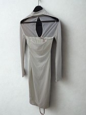 House of CB London White Milarose Mesh Corset Dress Size small Plus