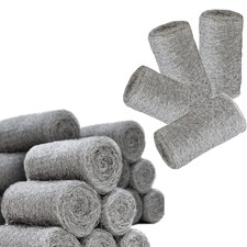 Extra Fine Steel Wool Pads 0000 - 24PCS for Polishing and Mice Control