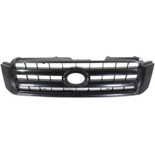 Grille For 2004-2007 Toyota Highlander Painted Black Shell And Insert