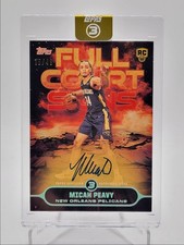 MICAH PEAVY 2025-26 TOPPS 3 ROOKIE FULL COURT SIGNS #FS-MPA RC AUTO /49 Q7018