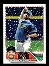 2023 Topps Holiday Brandon Woodruff #H187 - Milwaukee Brewers