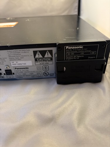 Panasonic SA-PT956 1000W 5 Disk DVD Home Theater - Picture 10 of 12