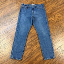 Levis Wedgie Jeans Womens 31 Icon Fit Ankle Denim Stretch Medium Wash 31x28