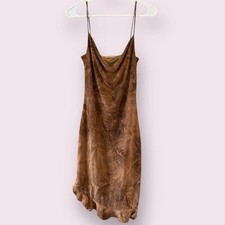Vintage Brown Fairy Sparkly Forever 21 Dress With Glitter Detailing Womens M