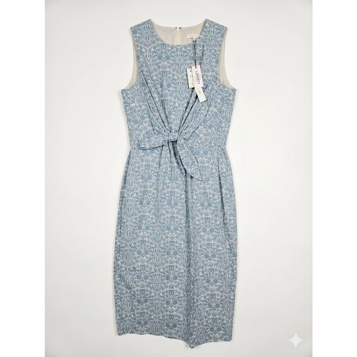 NEW Antonio Melani 6 Liberty London Cotton Sheath Petra Dress Blue Floral