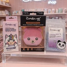 3 Pc The Cr me Shop Bundle   Bear Facial Brush, Hand Cream  Bath Crystals
