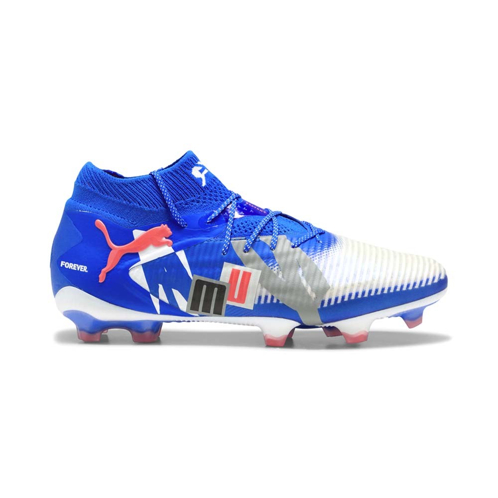 PUMA Future 8 Ultimate Forever Firm Ground Soccer Cleats Mens Blue, White Sneake