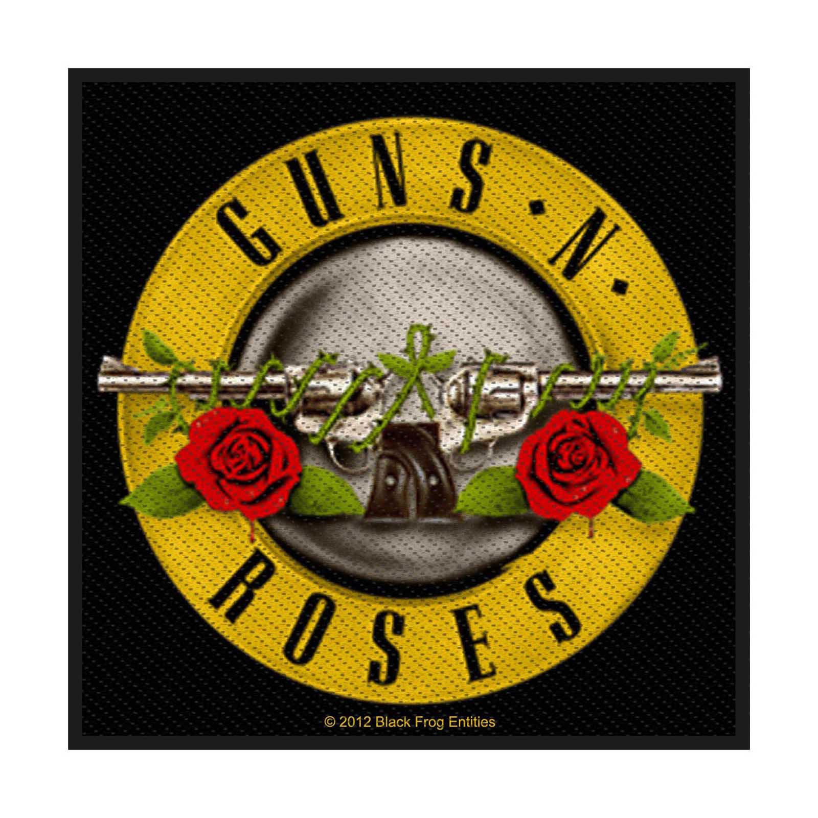 Guns N' Roses 'Bullet Logo' (Black) Patch - NEW & OFFICIAL