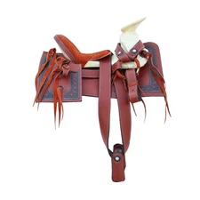 9.5" Nino Charro Square Skirt Montura Kid Saddle