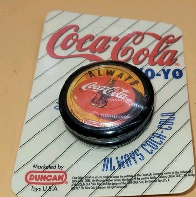 VINTAGE ALWAYS COCA COLA COKE SODA DUCAN YOYO 1997 NEW IN PACKAGING! #1