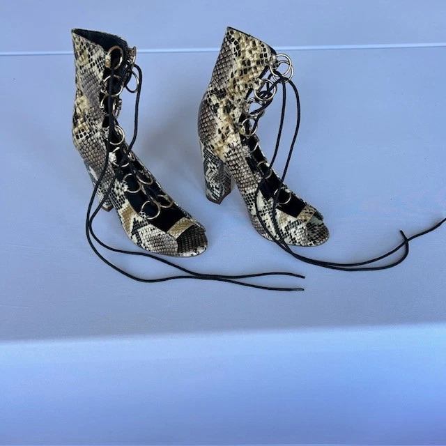 Tacones altos Liliana piel de serpiente talla 7/12 Foto 2 de 4