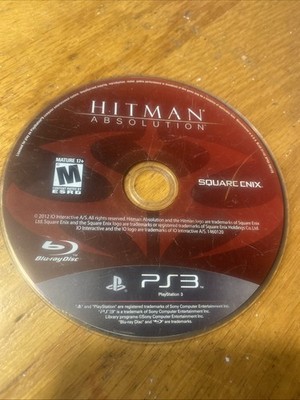 Hitman: Absolution (Sony PlayStation 3, 2013)  Disc Only