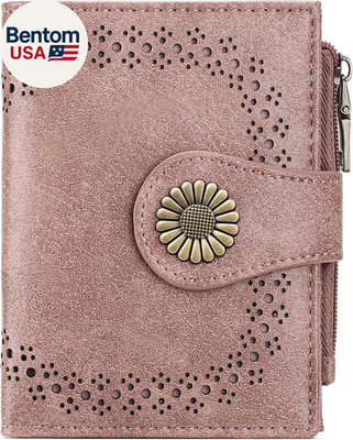 Small Wallets for Women Bifold RFID Blocking Leather Card Holder Compact Wallet