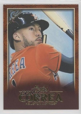 2018 Topps Gallery Orange 5/25 Carlos Correa #39 o7m