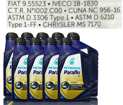 Paraflu 11 grün Iveco/Fiat Türkis 9x1 Liter Frostschutz Kühlflüssigkeit