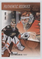 2023 Upper Deck SP Game Used Authentic Rookies Bronze /265 Olle Eriksson Ek 1t5l