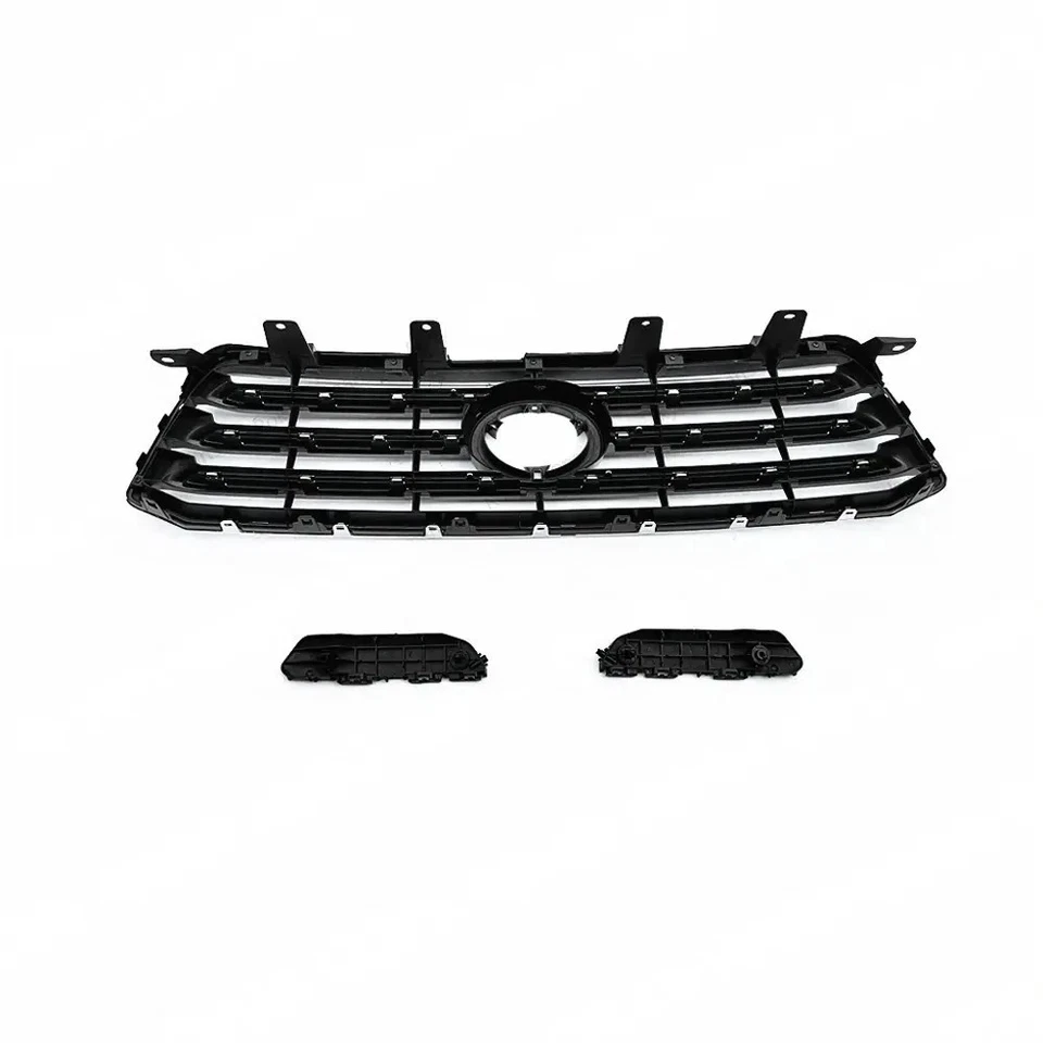 For 2008-2010 Toyota Highlander Front Upper Chrome Grille with Bumper bracket - Изображение 3 из 4
