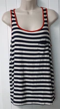 Vintage Twenty One womens striped tank top size M (USA)