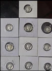 Lot Of (10) Ten 90% Silver Mercury Dimes Mixed Date And Mint