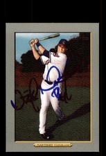 Signed Baseball Card Auto Victor Martinez 2006 Topps Turkey Red #504 Indians