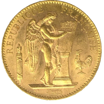 III ème République-100 Francs Génie 1909 Paris, France, Or, SUP - Photo 1/3