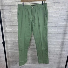 34 Heritage Naples Green Chino Pants Mens 32x32 Minimalist Quiet Luxury