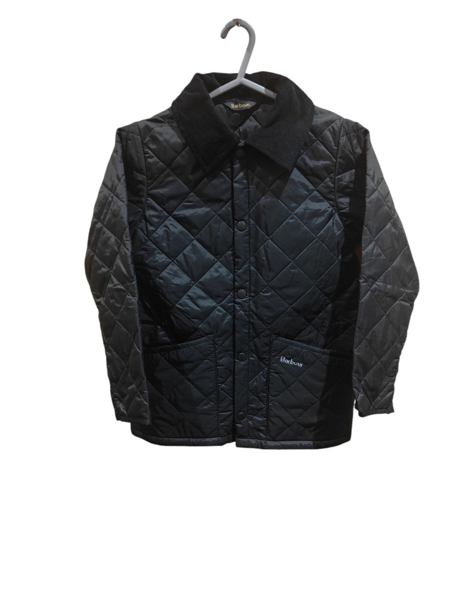 BARBOUR JACKET AGE 6/7 BLACK