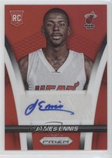 2014-15 Panini Prizm Rookie Red Prizm 176/199 James Ennis #31 Auto w5b