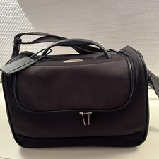 Samsonite Beauty Case, grau, Nylon, abnehmbar. Umhängeriemen, Vorhängeschloss