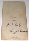 Rare Antique Victorian American ID'd Young Man, George Maxon New York CDV Photo! — photo 5