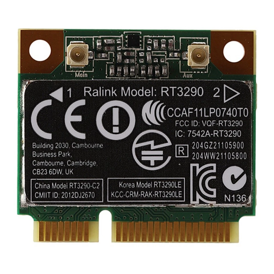 RT3290 150Mbps Wi-Fi   Card Bluetooth-Compatible for  Pavilion G7-20007522 - Image 2 of 4