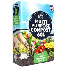 Pelle & Sol 60L Multi Purpose Compost - Compost for Outdoor Plants & Soil for Pl