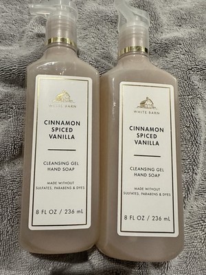 Lot Of 2 - CINNAMON SPICED VANILLA BATH & BODY WORKS CLEANSING GEL HAND SOAP NEW