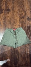 army green cargo shorts