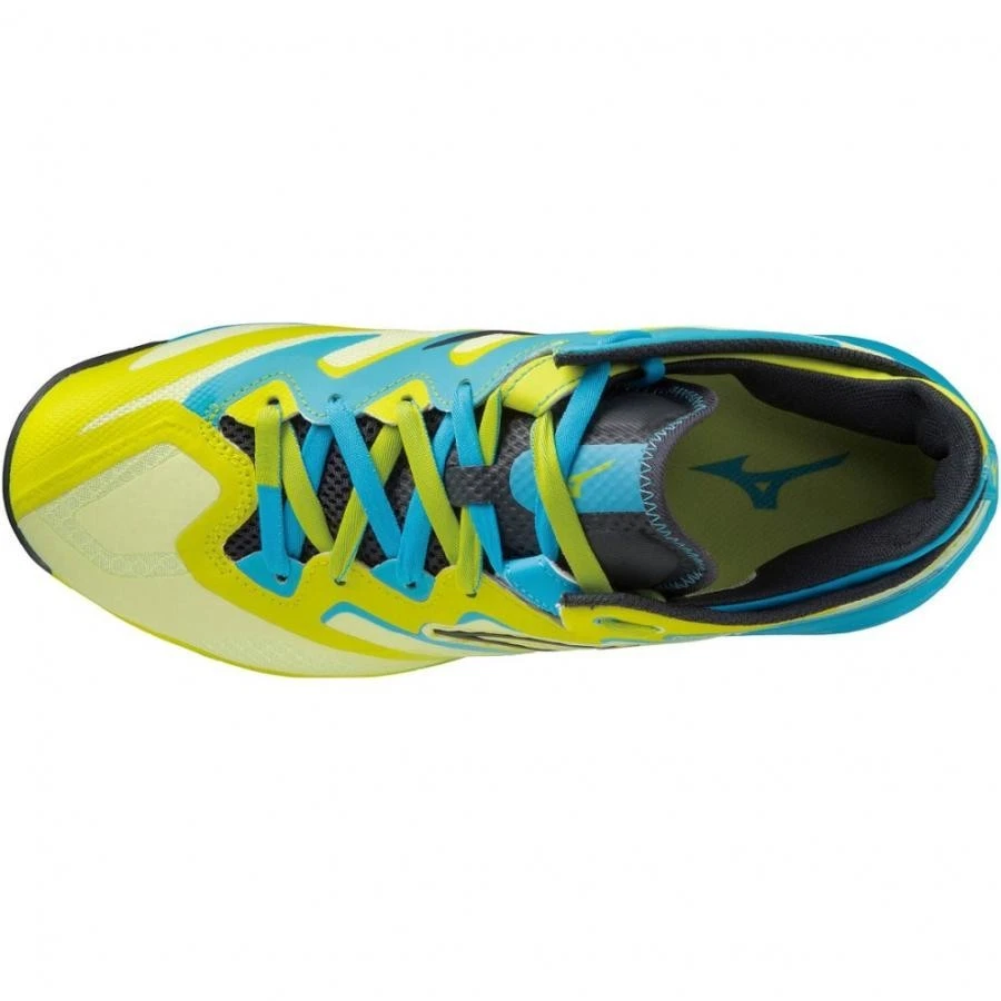 Tenis de Mesa MIZUNO WAVE MEDAL NEO Amarillo Azul US5.5 (23.5cm) Foto 3 de 4