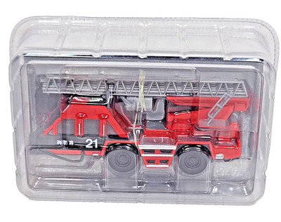 Del Prado 1:64 1985 Morita Super Gyro Ladder MLEX5-30 - Fire Engine - Sealed Box