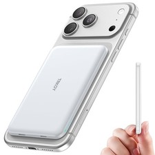 5000mAh Slim Wireless Magnetic Power Bank, Portable Charger for MagSafe Devices