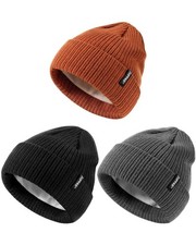 Baby Beanie Hat 3 Packs Toddler Girls Boys, Baby Hats Winter Warm Knitted The...