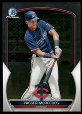 2023 Bowman #BCP-99 Yasser Mercedes Chrome Prospects