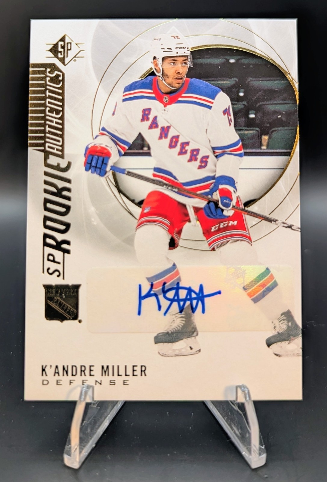 2020-21 Upper Deck SP K'Andre Miller Rookie Authentics Signatures Auto #130 RC