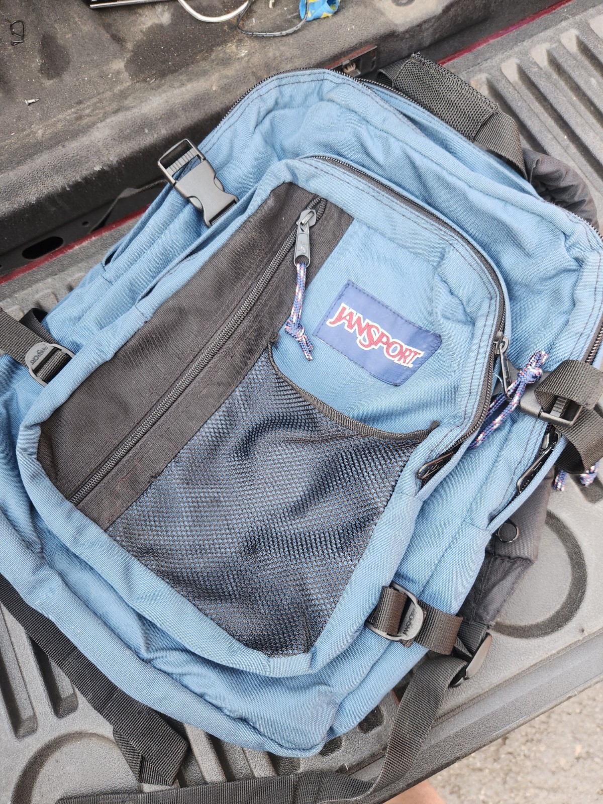 Jansport Big Student   Backpack Solid  Blue - image 2