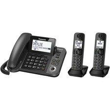 Panasonic Panasonic - KX-TGF352N DECT 6.0 Sistema telefónico inalámbrico expandible